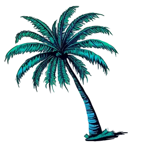 Vintage Palm Trees PNG 05042024
