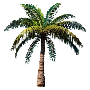 Vintage Palm Trees PNG 58