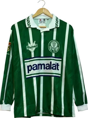 Vintage Palmeiras Soccer Jersey PNG