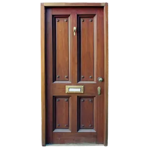 Vintage Panel Door Png 05042024 PNG image