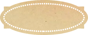 Vintage Paper Label Texture PNG