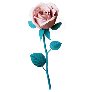 Vintage Paper Rose PNG 06282024 PNG