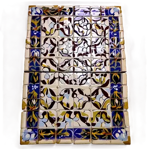 Vintage Pattern Tile Floor Png Lwe80 PNG image