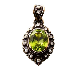 Vintage Peridot Jewelry PNG Pth PNG
