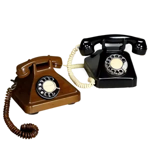 Vintage Phone Collection Png 74 PNG image