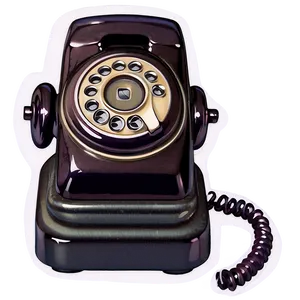 Vintage Phone Logo Png Gsw PNG image