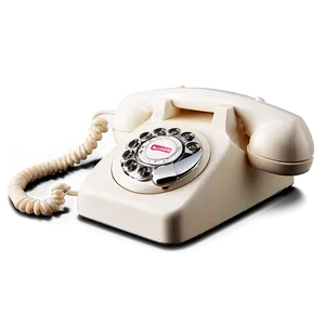 Vintage Phone Memorabilia PNG Lrq PNG