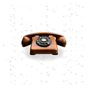 Vintage Phone With Dial Png 06252024 PNG image