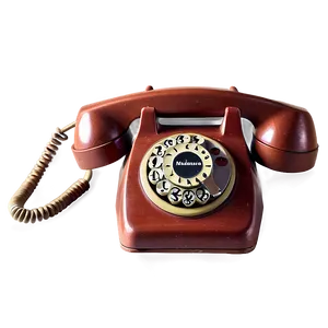 Vintage Phone With Dial Png 28 PNG image