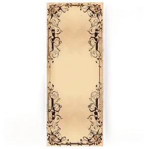 Vintage Photo Border Png 95 PNG image