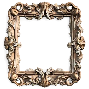 Vintage Photo Frame PNG Fxd57