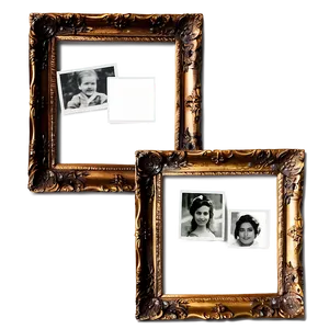Vintage Photo Frame PNG Ikf