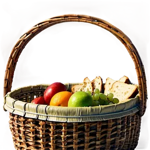 Vintage Picnic Basket PNG Ahj41 PNG