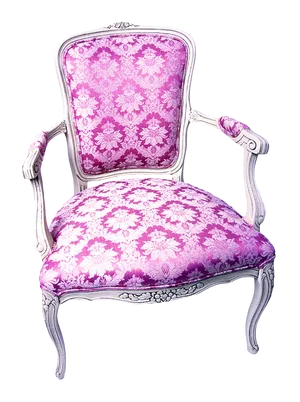 Vintage Pink Floral Armchair