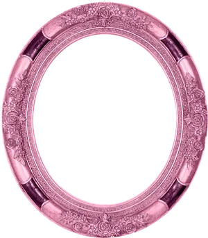 Vintage Pink Floral Frame