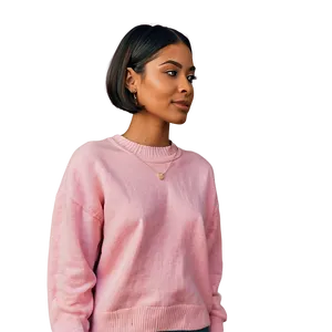 Vintage Pink Sweater PNG 06292024