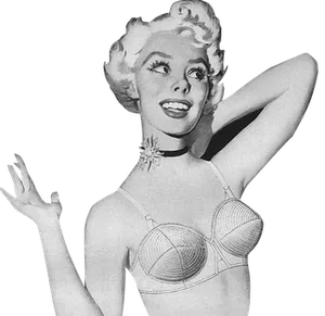 Vintage Pinup Girl Posing