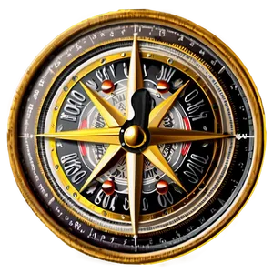 Vintage Pirate Compass Png Msi PNG image