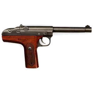 Vintage Pistol Drawing PNG 05242024