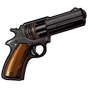 Vintage Pistol Drawing PNG Yep28 PNG