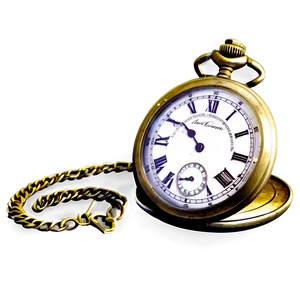 Vintage Pocket Watch Png Ijk PNG image