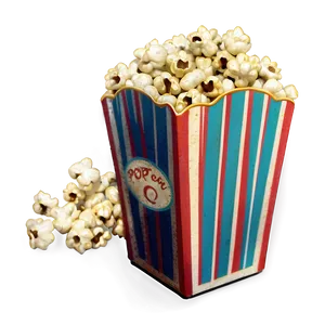 Vintage Popcorn Png Jgr PNG image