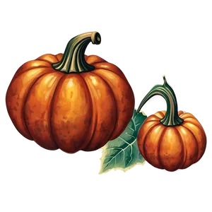 Vintage Pumpkin Clipart Png 99 PNG image