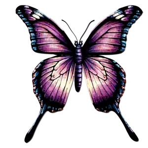 Vintage Purple Butterfly Png Eaf38 PNG image