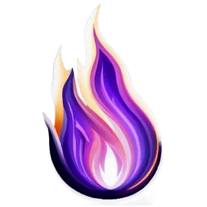 Vintage Purple Fire Png 79 PNG image