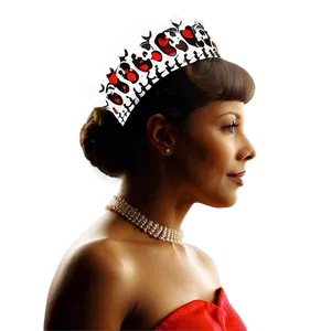 Vintage Queen Crown Silhouette PNG Uqp