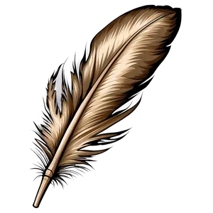 Vintage Quill Pen Feather Png 05042024 PNG image