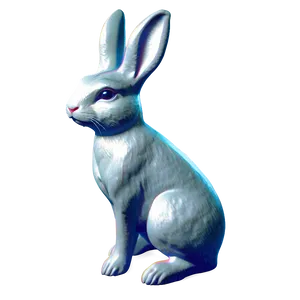 Vintage Rabbit PNG 82