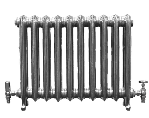 Vintage Radiator Black Background PNG image
