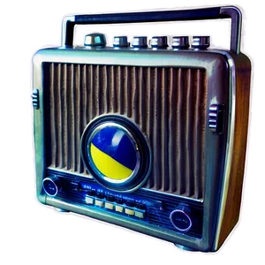 Vintage Radio Advertisement PNG 77
