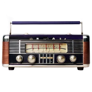 Vintage Radio Advertisement PNG Jps