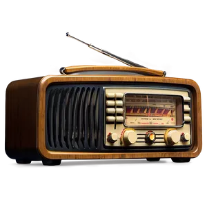 Vintage Radio PNG 05242024
