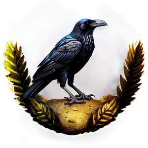 Vintage Raven PNG 05062024