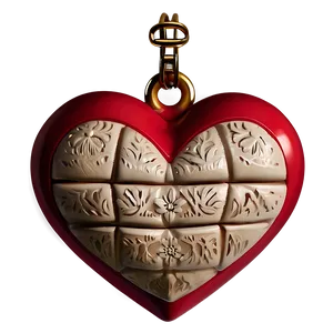 Vintage Red Heart Emoji PNG Eei PNG