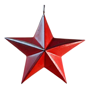 Vintage Red Star PNG Euw68