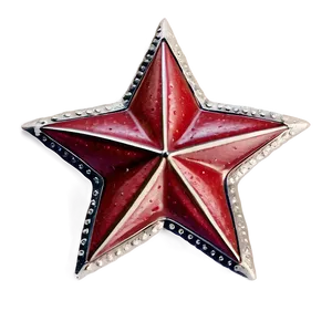Vintage Red Star PNG Ygf19