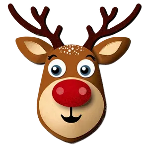 Vintage Reindeer Face Png 66 PNG image