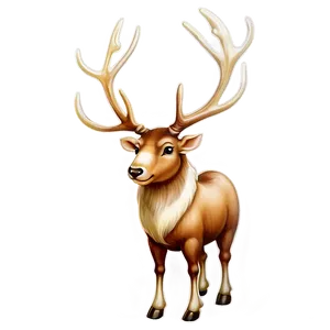 Vintage Reindeer PNG Eed88