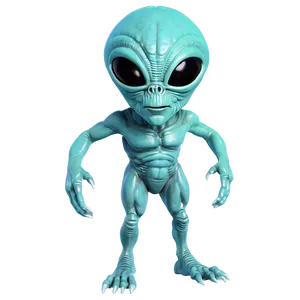 Vintage Retro Alien PNG 05032024