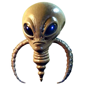 Vintage Retro Alien PNG 05032024