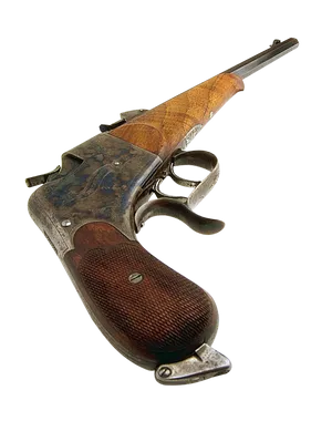 Vintage Revolver Isolated PNG image