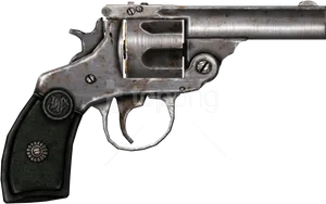 Vintage Revolver Isolated