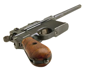 Vintage Revolver Isolated