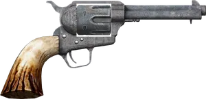 Vintage Revolver Isolated PNG image