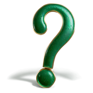 Vintage Riddler Question Mark Png 06282024 PNG image