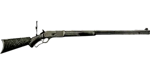 Vintage Rifle Silhouette